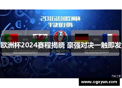 欧洲杯2024赛程揭晓 豪强对决一触即发